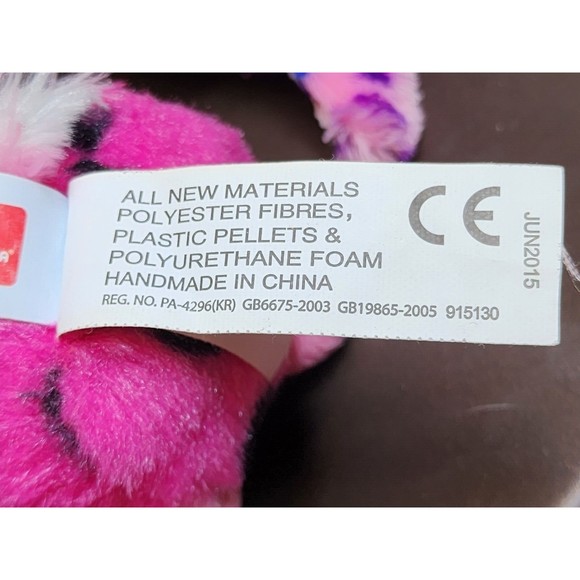 Reagan the Leopard Ty Beanie and Yoohoo & Friends Hot Pink Cheetah Plush Set - Picture 5 of 10